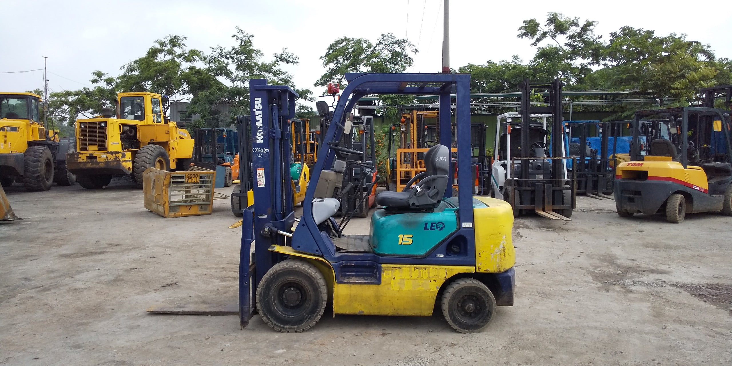 Đặc điểm của xe nâng dầu komatsu 1.5 tấn