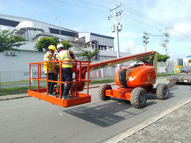 Bảng giá xe nâng người cũ tại Máy Xây Dựng Trường Thoa