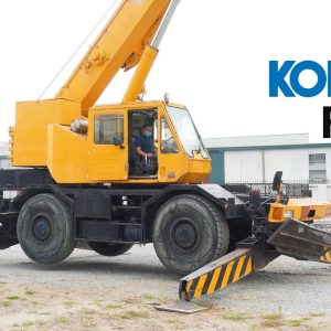 Xe cẩu bánh lốp Kobeclo 25 tấn