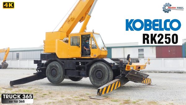 Xe cẩu bánh lốp Kobeclo 25 tấn