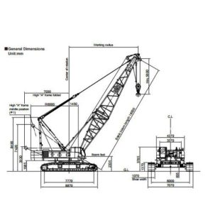 Tổng quan về xe cẩu bánh xích IHI 150 tấn