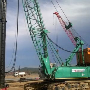 Tổng quan của xe cẩu bánh xích Kobelco 100 tấn