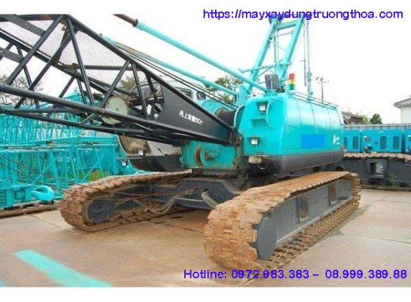 Cho thuê xe cẩu bánh xích Kobelco 50 tấn