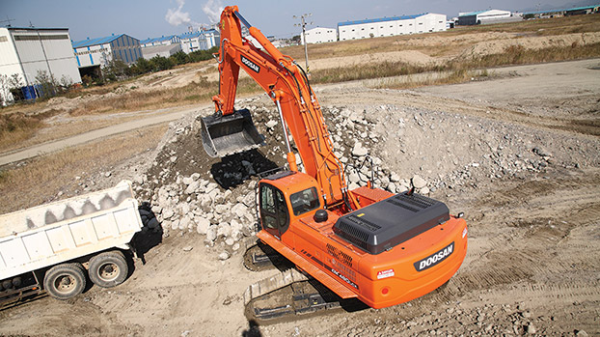 Máy xúc Doosan bánh xích DX520LCA