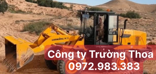 Công ty Trường Thoa-máy xúc lật 2 thân Lonking