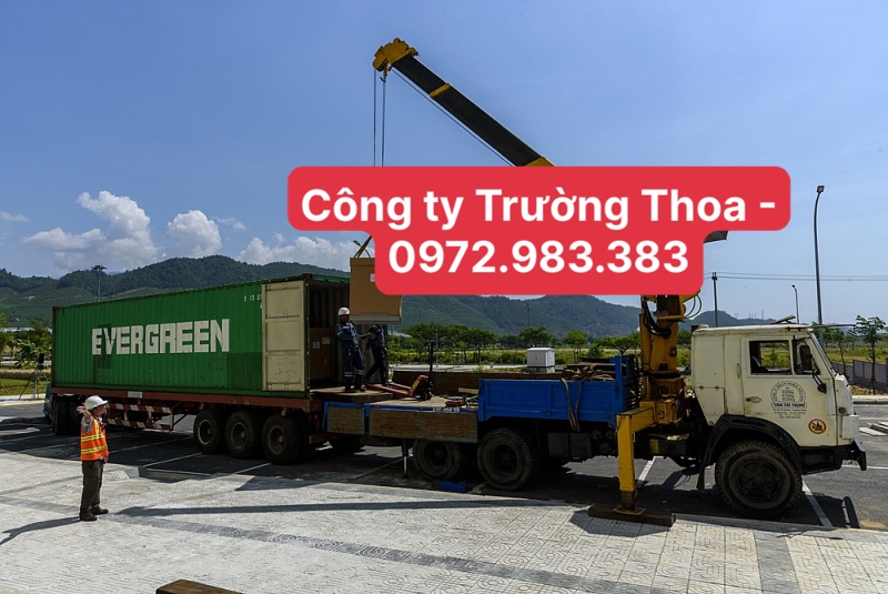 Rút đóng container giá rẻ di dời máy móc